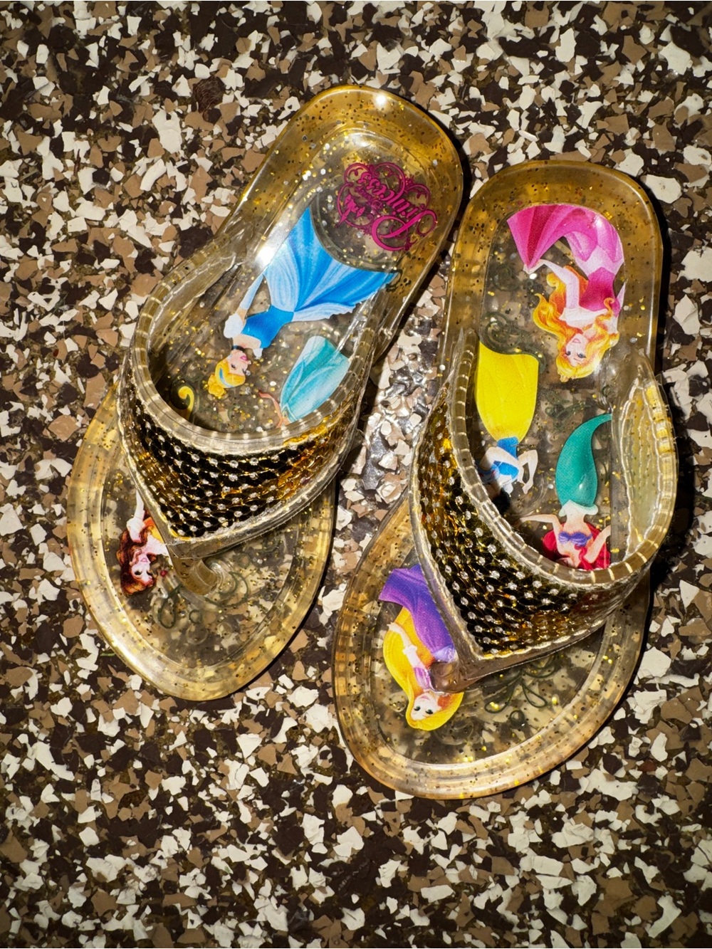 Toddler Girls Shoe Bundle Size C6 | Water Shoes Disney Sandals - Picture 5 of 5